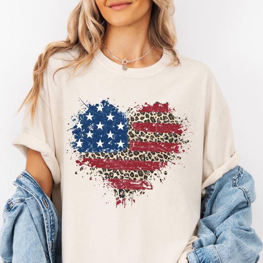 Discover American Flag 4th of July T-Shirt, Flag T-Shirt, Patriotic Retro American Shirt