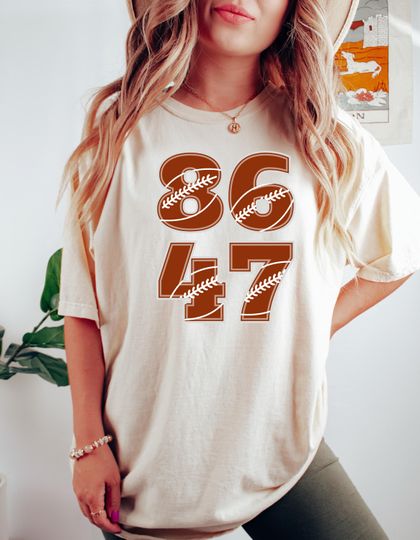 Discover 8647 Anti Trump Shirt, American Football Democrat 8647 Shirt, Pro Immigration Shirt, Anti ICE, Anti MAGA, Anti Republican Fascism Tee