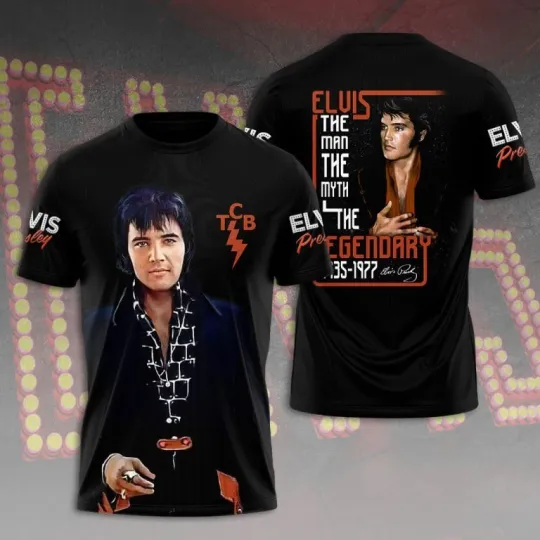 Discover Elvis Presley 3D Unisex T-shirt