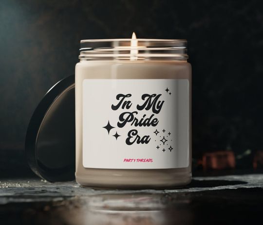 Discover In My Pride Era- LGBT Pride Month Gift- Lesbian Gay Bi Trans Scented Candle
