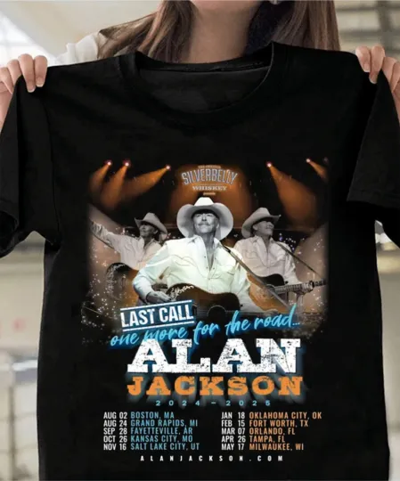 Discover Alan Jackson Tour 2025 Gift For Fan Unisex T-shirt