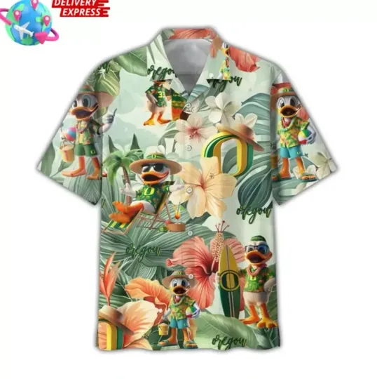 Discover Oreg ducks Tropical Special Hawaiian Shirt