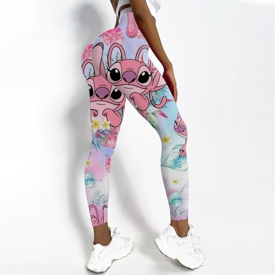 Discover Disneyyy Stitchh Printed leggings
