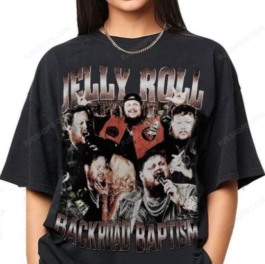 Discover Jelly Roll Retro Shirt, Jelly Roll American Singer Shirt