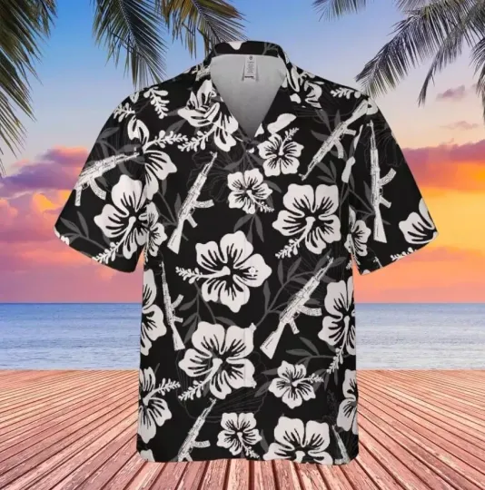 Discover AK-47 Hawaiian Shirt, AK47 Shirt