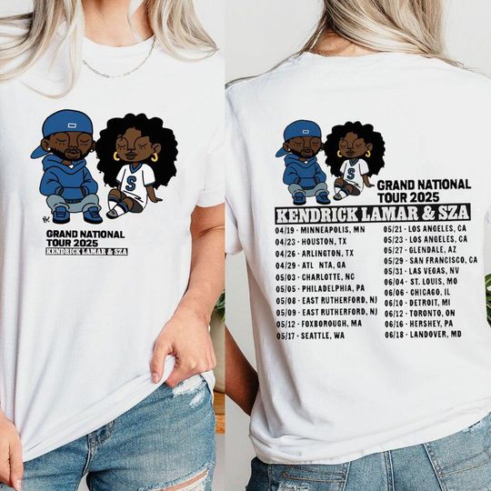 Discover Kendrick Lamar - Sza Shirt, Grand National Tour 2025 Tee For Fans