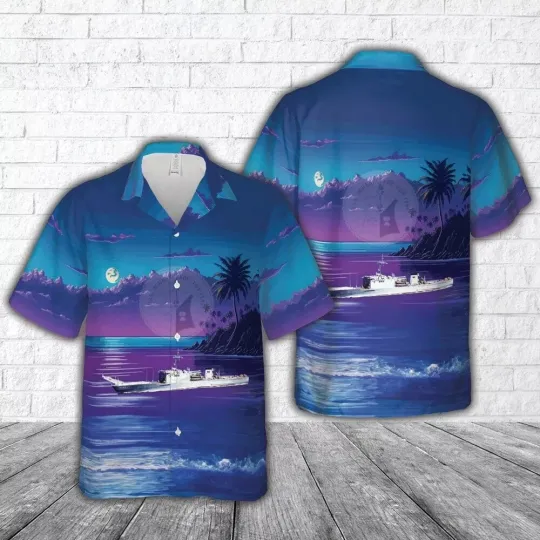 Discover Us Navy Hawaiian Shirt US Navy USS Schenectady