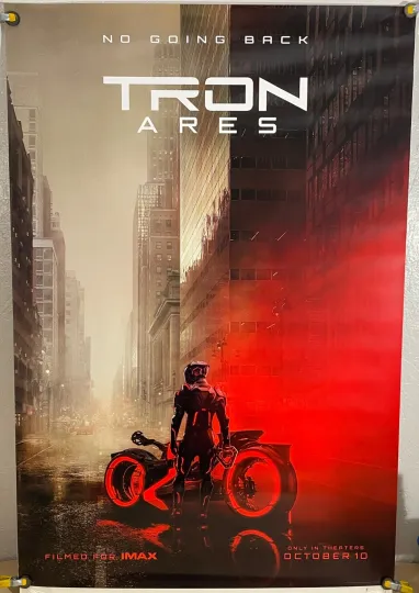 Discover TRON ARES DS ROLLED ORIGINAL ONE SHEET MOVIE POSTER