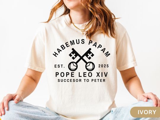 Discover Pope Leo XIV Shirt New Pope Leo TShirt Catholic Tee