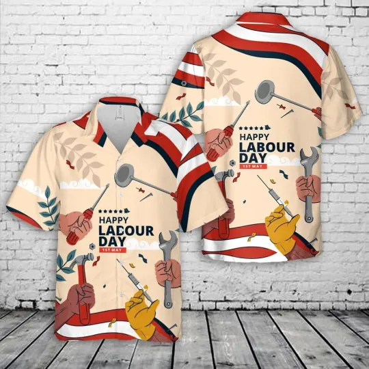 Discover Labour Day Celebration Hawaiian Shirt
