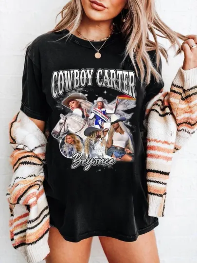 Discover Cowboy Carter Beyoncé Rodeo Tee Queen Cowboy T-Shirt