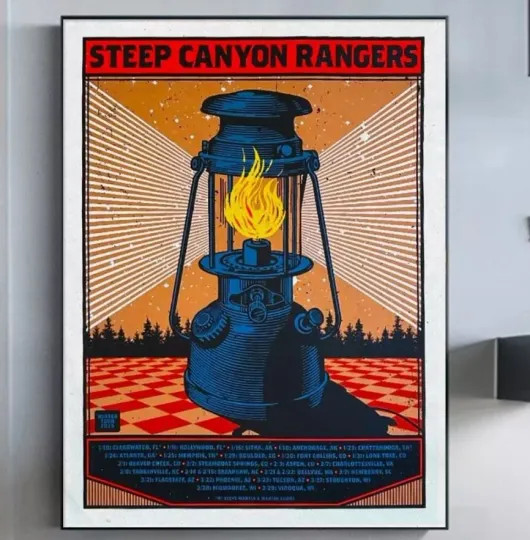 Discover Steep Canyon Rangers Winter 2025 Tour Poster
