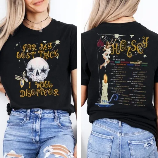 Discover Halsey Tour Shirt, Halsey 2025 Shirt, Halsey For My Last Trick The 2025 T-Shirt