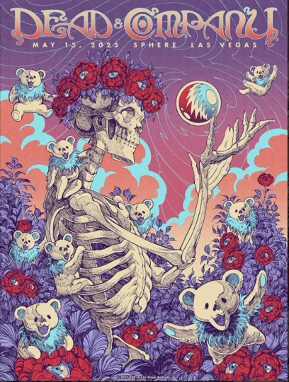 Discover Dead & Company in Las Vegas, NV on May 15, 2025 Tour Poster