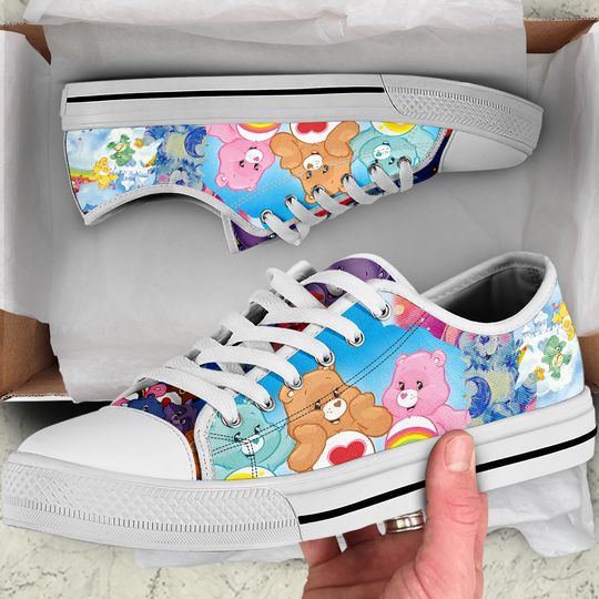 Discover Caringbear Low Top Canvas Shoes
