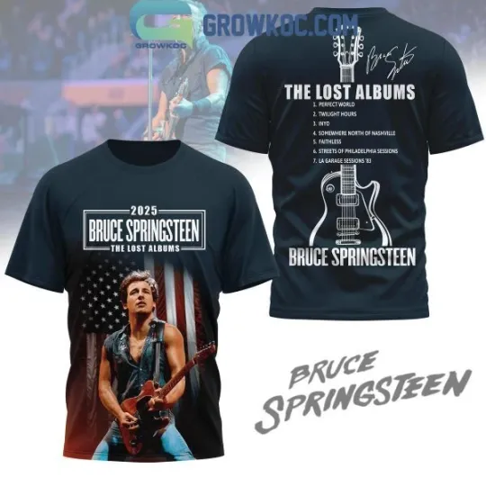 Discover Bruce Springsteen The Lost Albums 2025 3D T Shirt