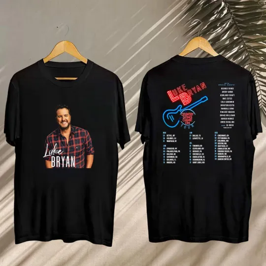 Discover 2025 Luke Bryan Country Song Came On Tour Shirt