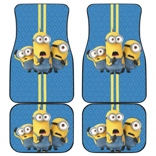 Discover Minion Car Floor Mats  Fit Despicable Me Auto Accessories Gift