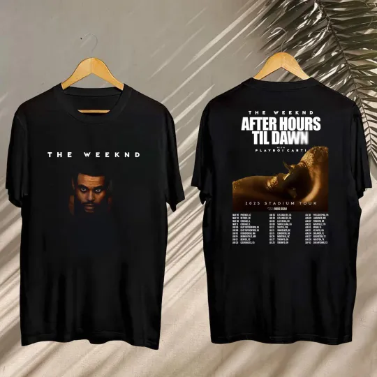 Discover 2025 Weeknds After Hours Til Dawn Tour Shirt