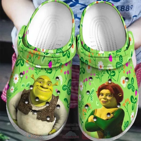 Discover Shrek and Fiona Cartoon Slippers Clogsband Clogs Comfortable For Men Women