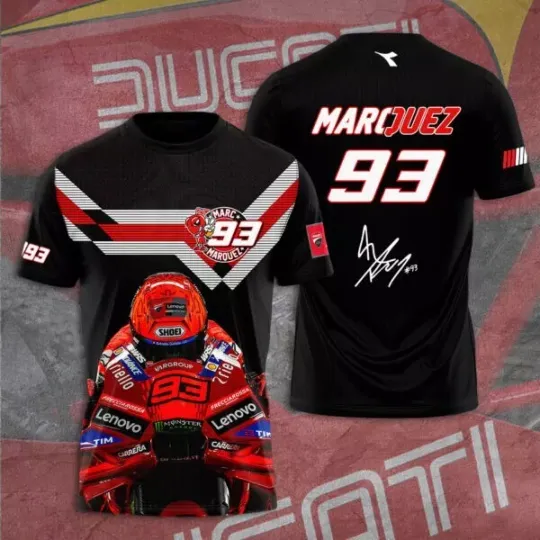 Discover Marc Marquez 3D Apparel T-Shirt