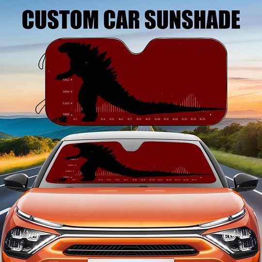 Discover King of the Monsters god zilla Car Sunshade