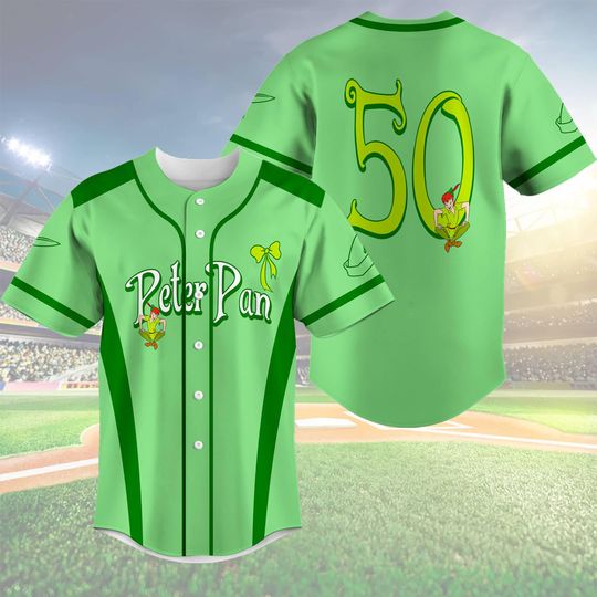 Discover Disneyyland peterr pann Coquette Bow Baseball Jersey