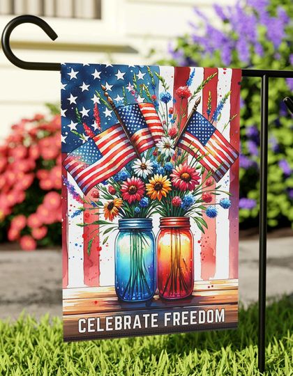 Discover Patriotic Freedom Garden Flag, Celebrate Freedom Yard Art