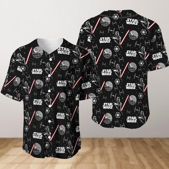 Discover Darthh Vaderr Jersey, Starr Warss Baseball Jersey