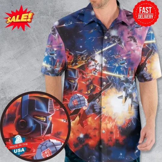 Discover Autobots Unite Transformers Hawaiian Shirt