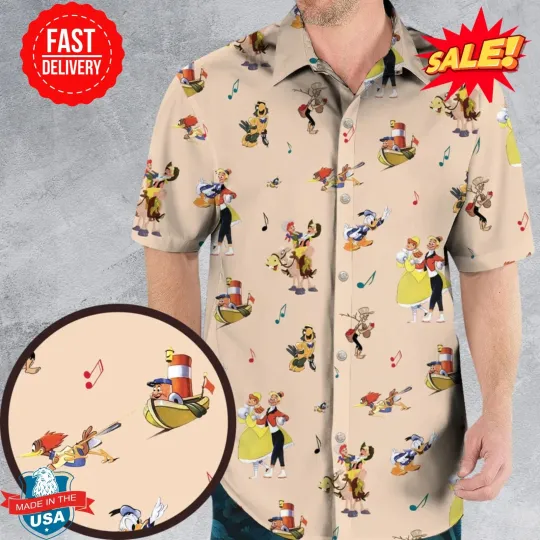 Discover Disneyyy Classics Melody Time Hawaiian Shirt