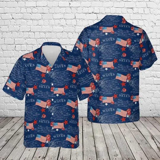 Discover Patriotic America the beautiful 4th of July Hawaiian Shirt