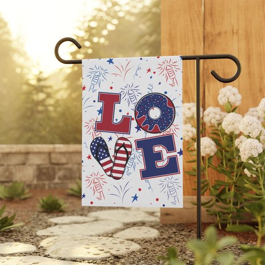 Discover Garden Flag - Patriotic 4th of July Banner, Yard Decoration