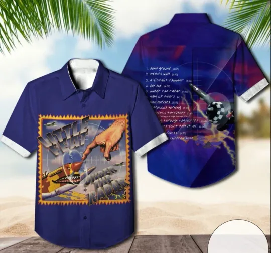 Discover Little Feat Under The Radar Album Cover Hawaiian Shirt