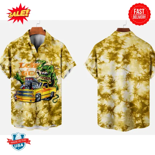 Discover Custom Rat Fink Hawaiian Shirt
