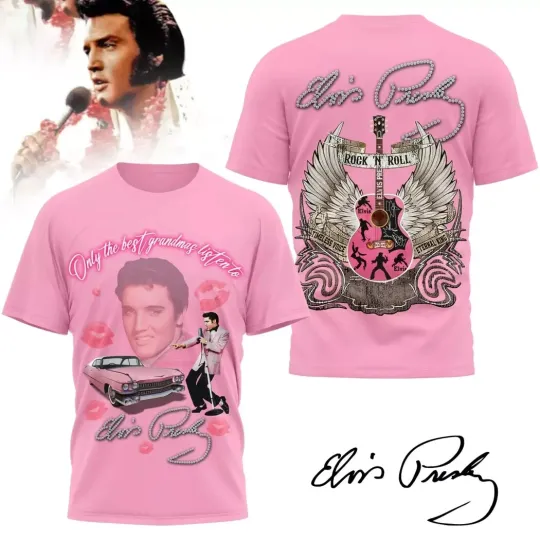 Discover Elvis Presley Rock N Roll Eternal – King 3D T-Shirt