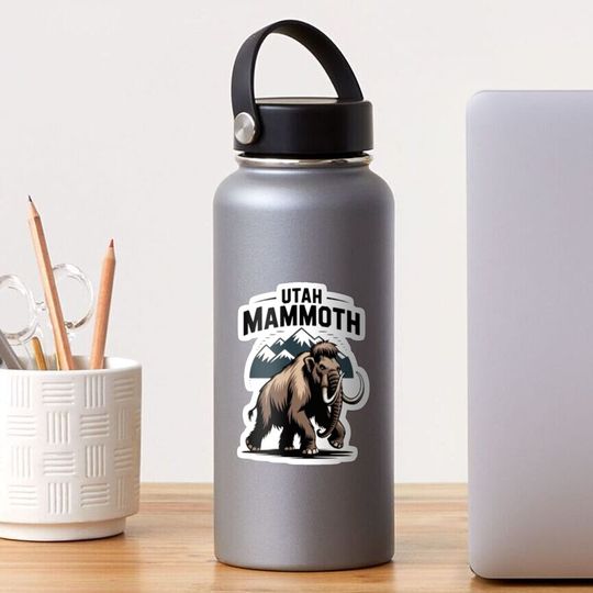 Discover Utah mammoth Sticker