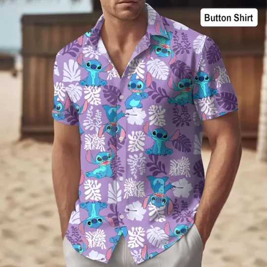Discover Lilo And Stitchh Hawaiian Shirt, Disneyyy Movie Summer Shirt