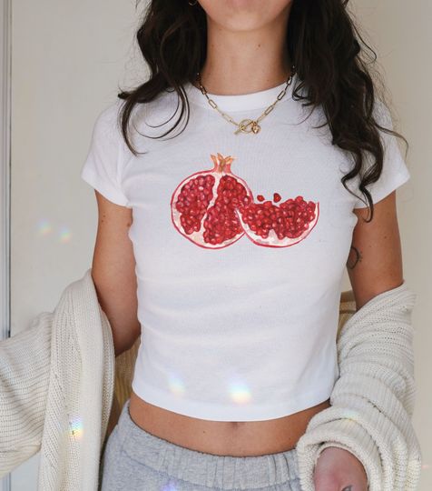 Discover Pomegranate graphic baby tee