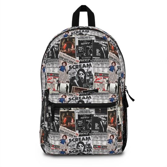 Discover Horror Movie Enjoyer Backpack Halloween Scary Scream Terrifier Backpack