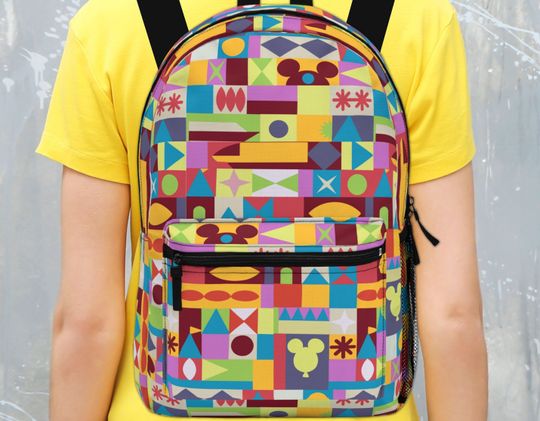 Discover Magical Popcorn Box Backpack, Theme Park Backpack, Theme Park Back, Mouse School Backpack