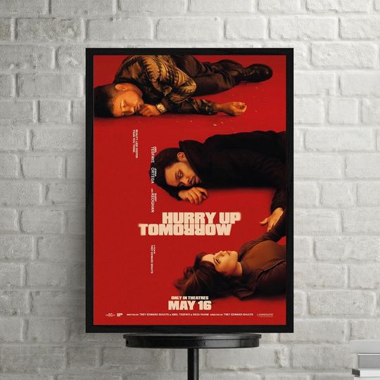 Discover Hurry Up Tomorrow (2025) Weeknds & Jenna Ortega Movie Poster