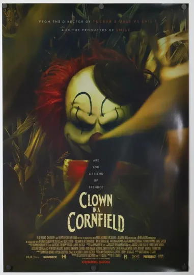 Discover NEW !! Clown in a Cornfield Poster 2025 Movie Poster