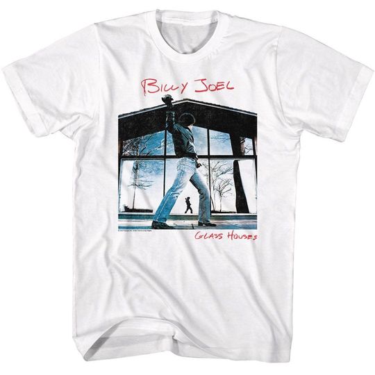 Discover Billy Joel Glass Houses White T-Shirt