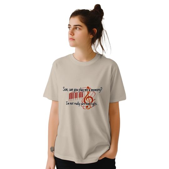 Discover Billy Joel Piano Man Lyrics Tee Shirt