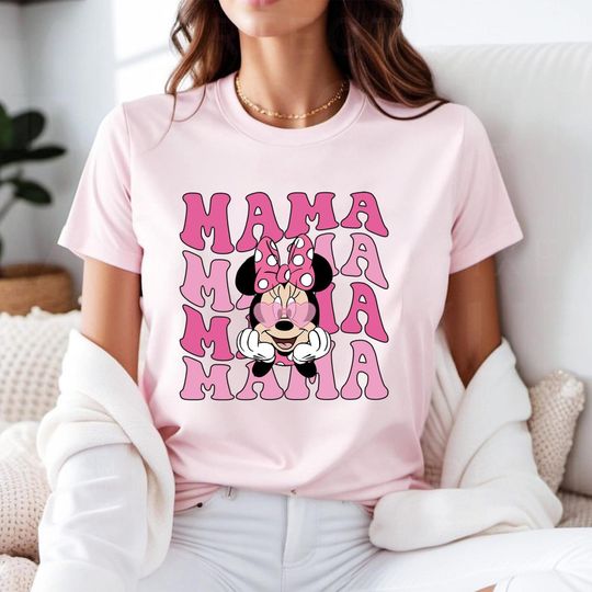 Discover Disneyyy Mama Shirt, Minniee Mom T-Shirt
