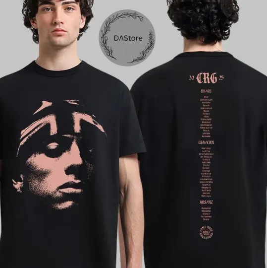 Discover Central Cee Can’t Rush Greatness 2025 World Tour T-Shirt