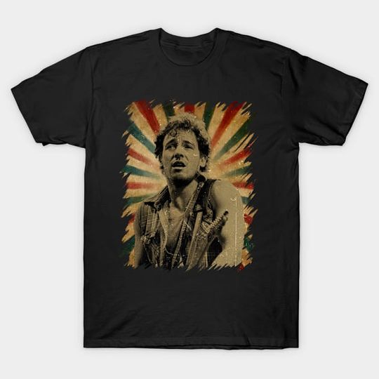Discover Bruce Springsteen Born to Run - Vintage - Springsteen - T-Shirt