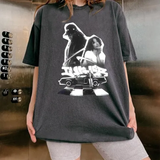 Discover Kendrick Lamar Retro Tour 2025 T-Shirt – SZA Grand National Gift Tee for Fans