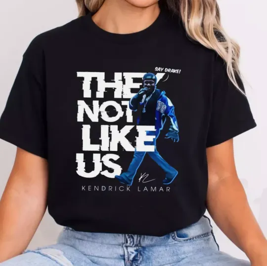Discover Kendrick Lamar They Not Like Us T-Shirt, Vintage Tour Fan Gift Tee 2025